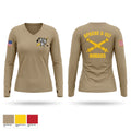A 3-157 19359760 Women's Long Sleeve V-neck Shirt - 1