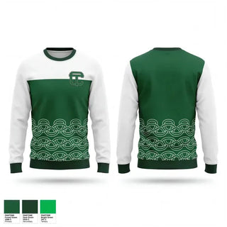 Crew Neck Sweatshirt, Cass Technical High School Varsity Tennis Team, Tennis, Teamtime, Team time, sublimation, custom sports apparel, team uniforms, spirit wear, spiritwear, sports uniforms, custom shirts, team store, custom team store, fundraiser sports, apparel fundraiser