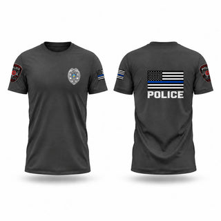 Old School Cotton Feel Shirt, Mingo Junction Police Department, Police, Teamtime, Team time, sublimation, custom sports apparel, team uniforms, spirit wear, spiritwear, sports uniforms, custom shirts, team store, custom team store, fundraiser sports, apparel fundraiser