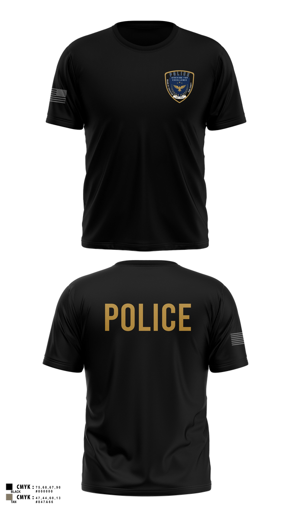 Old School Cotton Feel Shirt, Bibb County BOE Police Department, Police, Teamtime, Team time, sublimation, custom sports apparel, team uniforms, spirit wear, spiritwear, sports uniforms, custom shirts, team store, custom team store, fundraiser sports, apparel fundraiser