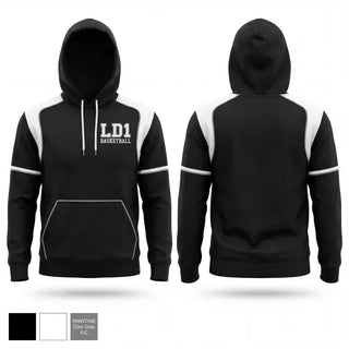 Hoodie, LD1 Basketball, Men's Basketball, Teamtime, Team time, sublimation, custom sports apparel, team uniforms, spirit wear, spiritwear, sports uniforms, custom shirts, team store, custom team store, fundraiser sports, apparel fundraiser