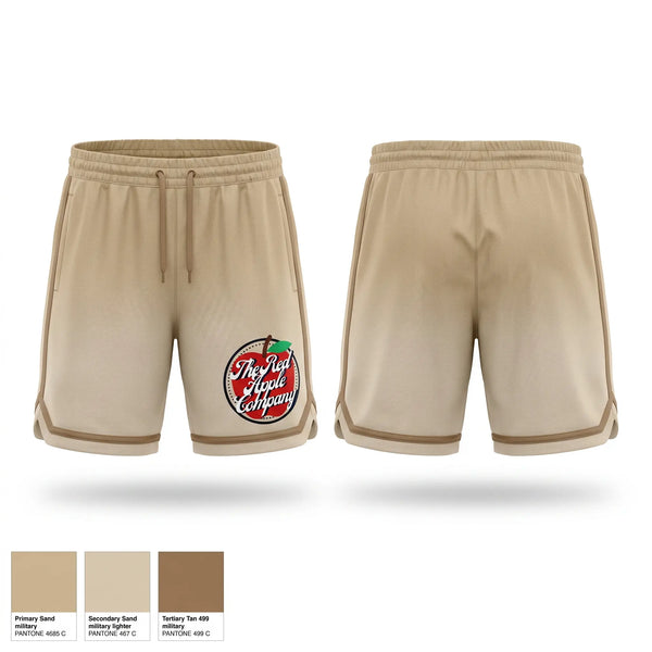 Athletic Shorts With Pockets, The Red Apple Company, Men's Soccer, Teamtime, Team time, sublimation, custom sports apparel, team uniforms, spirit wear, spiritwear, sports uniforms, custom shirts, team store, custom team store, fundraiser sports, apparel fundraiser