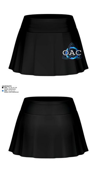 Skort, OA Cheerleading, Cheer, Teamtime, Team time, sublimation, custom sports apparel, team uniforms, spirit wear, spiritwear, sports uniforms, custom shirts, team store, custom team store, fundraiser sports, apparel fundraiser