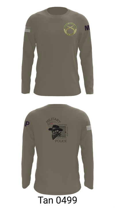 3RD PLATOON OUTLAWS Long Sleeve Performance Shirt 66