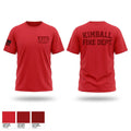 Kimball volunteer fire department 8157693 Old School Cotton Feel Shirt - 1