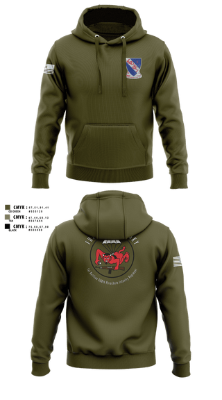 Hoodie, CCo, 1-508PIR (OG), Army, Teamtime, Team time, sublimation, custom sports apparel, team uniforms, spirit wear, spiritwear, sports uniforms, custom shirts, team store, custom team store, fundraiser sports, apparel fundraiser