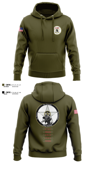 Hoodie, D-Day Ohio, Inc, , Teamtime, Team time, sublimation, custom sports apparel, team uniforms, spirit wear, spiritwear, sports uniforms, custom shirts, team store, custom team store, fundraiser sports, apparel fundraiser