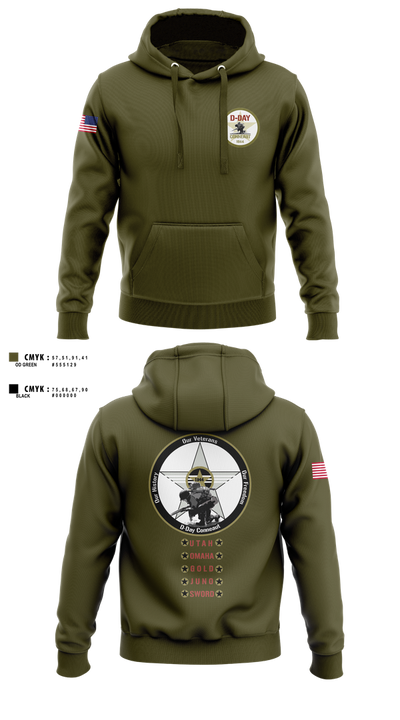 D-Day Ohio, Inc Hoodie - 4