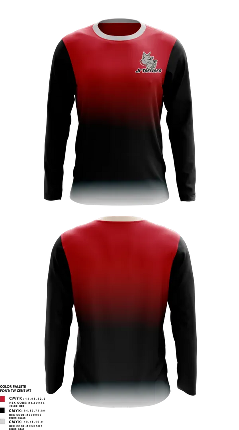 Long Sleeve Performance Shirt, SAM Jr Terriers, Ice Hockey, Teamtime, Team time, sublimation, custom sports apparel, team uniforms, spirit wear, spiritwear, sports uniforms, custom shirts, team store, custom team store, fundraiser sports, apparel fundraiser