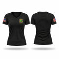 West Bridgewater Police Department Women's Short Sleeve V-neck Shirt - 1