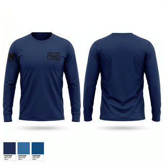 Long Sleeve Performance Shirt, Princeton Police Department, Police, Teamtime, Team time, sublimation, custom sports apparel, team uniforms, spirit wear, spiritwear, sports uniforms, custom shirts, team store, custom team store, fundraiser sports, apparel fundraiser