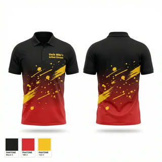 Short Sleeve Performance Polo, Uncle Mike's Grilled Chicken, , Teamtime, Team time, sublimation, custom sports apparel, team uniforms, spirit wear, spiritwear, sports uniforms, custom shirts, team store, custom team store, fundraiser sports, apparel fundraiser