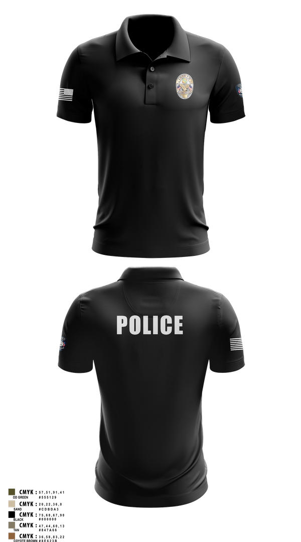 Short Sleeve Performance Polo, Miami Police Department, , Teamtime, Team time, sublimation, custom sports apparel, team uniforms, spirit wear, spiritwear, sports uniforms, custom shirts, team store, custom team store, fundraiser sports, apparel fundraiser