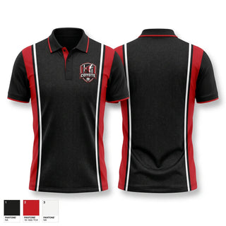 Short Sleeve Performance Polo, Los Coyotes, Men's Soccer, Teamtime, Team time, sublimation, custom sports apparel, team uniforms, spirit wear, spiritwear, sports uniforms, custom shirts, team store, custom team store, fundraiser sports, apparel fundraiser