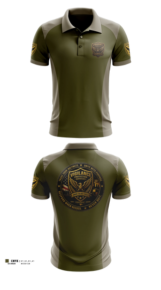 Short Sleeve Performance Polo, Vigilance Protection Services, , Teamtime, Team time, sublimation, custom sports apparel, team uniforms, spirit wear, spiritwear, sports uniforms, custom shirts, team store, custom team store, fundraiser sports, apparel fundraiser