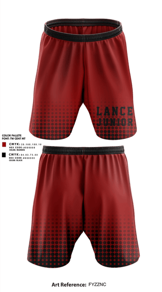 Athletic Shorts With Pockets, Lancer Junior Cheer, Cheer, Teamtime, Team time, sublimation, custom sports apparel, team uniforms, spirit wear, spiritwear, sports uniforms, custom shirts, team store, custom team store, fundraiser sports, apparel fundraiser