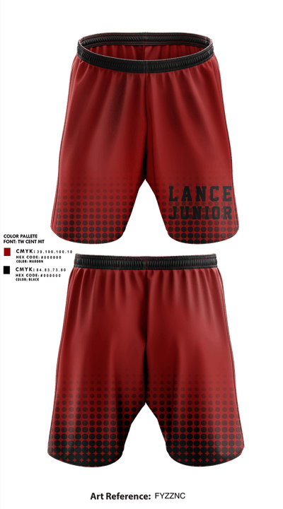 Lancer Junior Cheer 5021410 Athletic Shorts With Pockets - 1