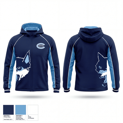 Clarksburg High School 73944874 Windbreaker - 2