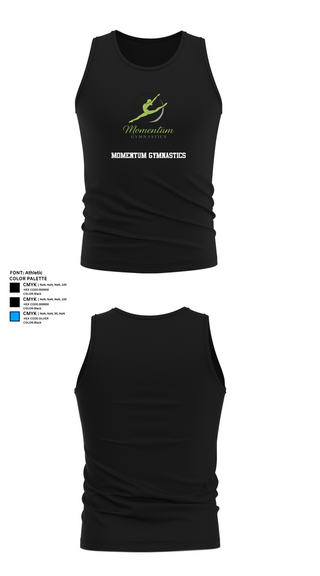 Tank Top, Momentum Gymnastics, Spirit Store, Teamtime, Team time, sublimation, custom sports apparel, team uniforms, spirit wear, spiritwear, sports uniforms, custom shirts, team store, custom team store, fundraiser sports, apparel fundraiser
