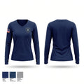 Leesville Police Department Women's Long Sleeve V-neck Shirt - 1