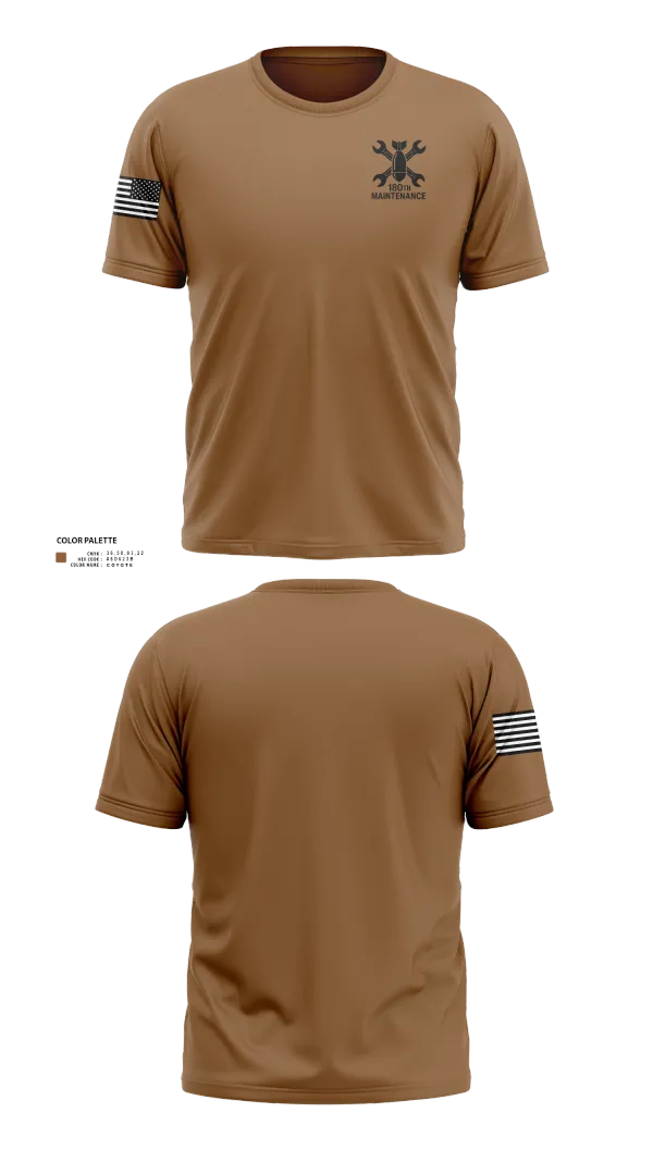 Old School Cotton Feel Shirt, 180th ESC, , Teamtime, Team time, sublimation, custom sports apparel, team uniforms, spirit wear, spiritwear, sports uniforms, custom shirts, team store, custom team store, fundraiser sports, apparel fundraiser