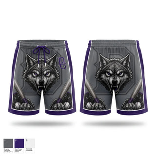 Athletic Shorts With Pockets, Dungeness Greywolves, Baseball, Teamtime, Team time, sublimation, custom sports apparel, team uniforms, spirit wear, spiritwear, sports uniforms, custom shirts, team store, custom team store, fundraiser sports, apparel fundraiser
