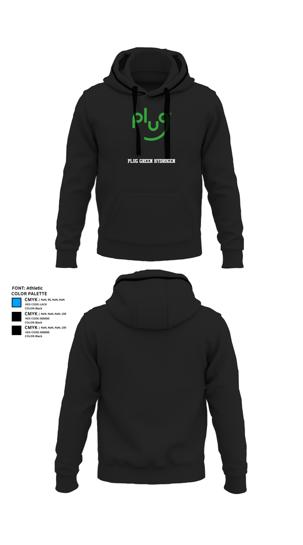 Hoodie, Plug Green Hydrogen, , Teamtime, Team time, sublimation, custom sports apparel, team uniforms, spirit wear, spiritwear, sports uniforms, custom shirts, team store, custom team store, fundraiser sports, apparel fundraiser