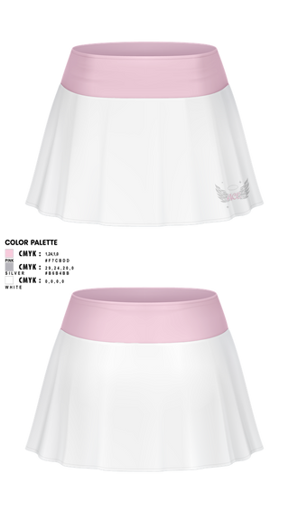Skort, ACE Angel CHEER Elite, Cheer, Teamtime, Team time, sublimation, custom sports apparel, team uniforms, spirit wear, spiritwear, sports uniforms, custom shirts, team store, custom team store, fundraiser sports, apparel fundraiser