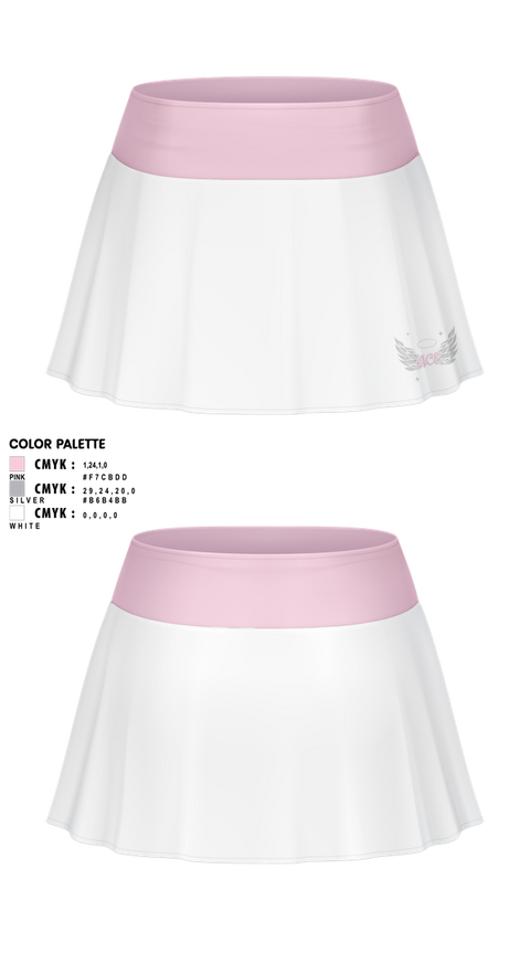 Skort, ACE Angel CHEER Elite, Cheer, Teamtime, Team time, sublimation, custom sports apparel, team uniforms, spirit wear, spiritwear, sports uniforms, custom shirts, team store, custom team store, fundraiser sports, apparel fundraiser