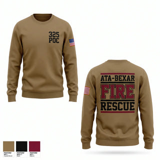Crew Neck Sweatshirt, 325 POC, Army, Teamtime, Team time, sublimation, custom sports apparel, team uniforms, spirit wear, spiritwear, sports uniforms, custom shirts, team store, custom team store, fundraiser sports, apparel fundraiser