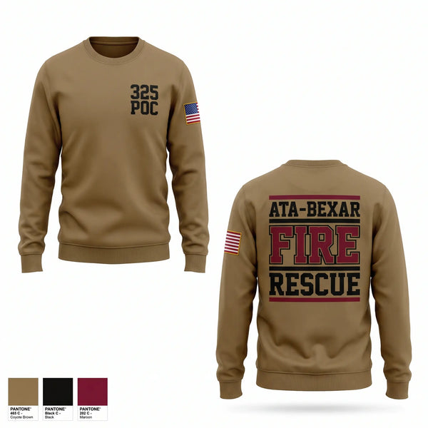 Crew Neck Sweatshirt, 325 POC, Army, Teamtime, Team time, sublimation, custom sports apparel, team uniforms, spirit wear, spiritwear, sports uniforms, custom shirts, team store, custom team store, fundraiser sports, apparel fundraiser