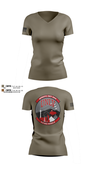 Womens Short Sleeve Vneck Shirt, Flying Rebels, , Teamtime, Team time, sublimation, custom sports apparel, team uniforms, spirit wear, spiritwear, sports uniforms, custom shirts, team store, custom team store, fundraiser sports, apparel fundraiser