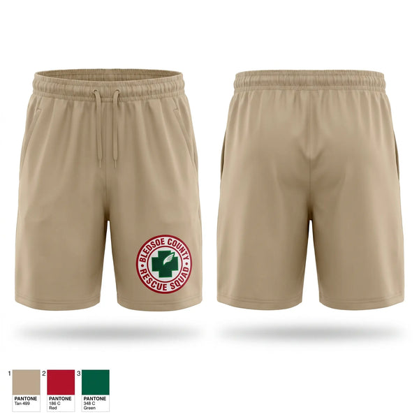 Athletic Shorts With Pockets, Bledsoe County Rescue Squad, Fire Department, Teamtime, Team time, sublimation, custom sports apparel, team uniforms, spirit wear, spiritwear, sports uniforms, custom shirts, team store, custom team store, fundraiser sports, apparel fundraiser