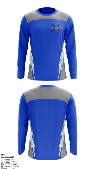 Long Sleeve Performance Shirt, Midview Middies, Cheer, Teamtime, Team time, sublimation, custom sports apparel, team uniforms, spirit wear, spiritwear, sports uniforms, custom shirts, team store, custom team store, fundraiser sports, apparel fundraiser