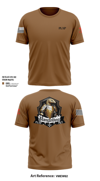 PLXP PLT Pangolins 58795732 Short Sleeve Performance Shirt - 23