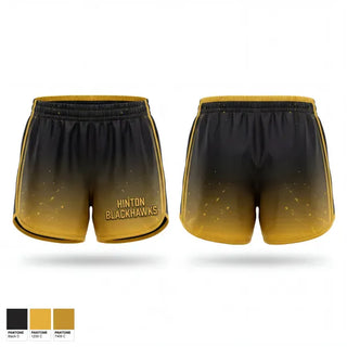 Womens Shorts, Hinton Blackhawks, Baseball, Teamtime, Team time, sublimation, custom sports apparel, team uniforms, spirit wear, spiritwear, sports uniforms, custom shirts, team store, custom team store, fundraiser sports, apparel fundraiser