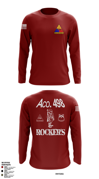 Long Sleeve Performance Shirt, 498th SUP BN 2AD (FWD), Army, Teamtime, Team time, sublimation, custom sports apparel, team uniforms, spirit wear, spiritwear, sports uniforms, custom shirts, team store, custom team store, fundraiser sports, apparel fundraiser