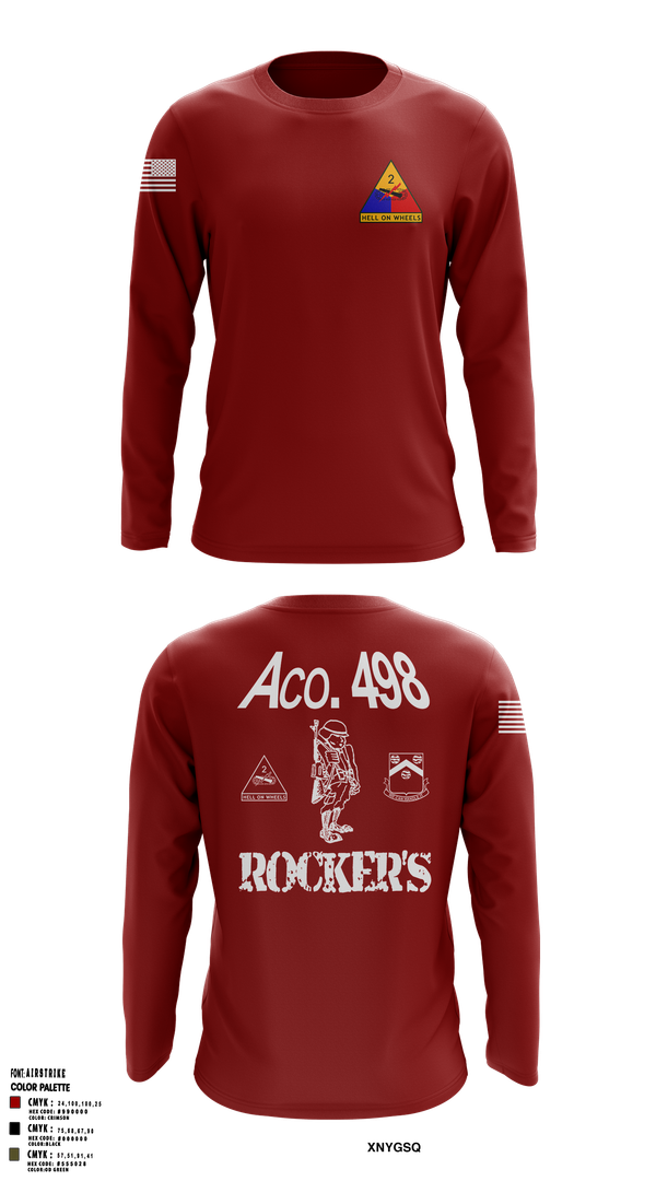 Long Sleeve Performance Shirt, 498th SUP BN 2AD (FWD), Army, Teamtime, Team time, sublimation, custom sports apparel, team uniforms, spirit wear, spiritwear, sports uniforms, custom shirts, team store, custom team store, fundraiser sports, apparel fundraiser