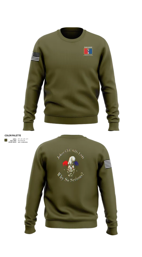 Crew Neck Sweatshirt, Joker CLC, , Teamtime, Team time, sublimation, custom sports apparel, team uniforms, spirit wear, spiritwear, sports uniforms, custom shirts, team store, custom team store, fundraiser sports, apparel fundraiser