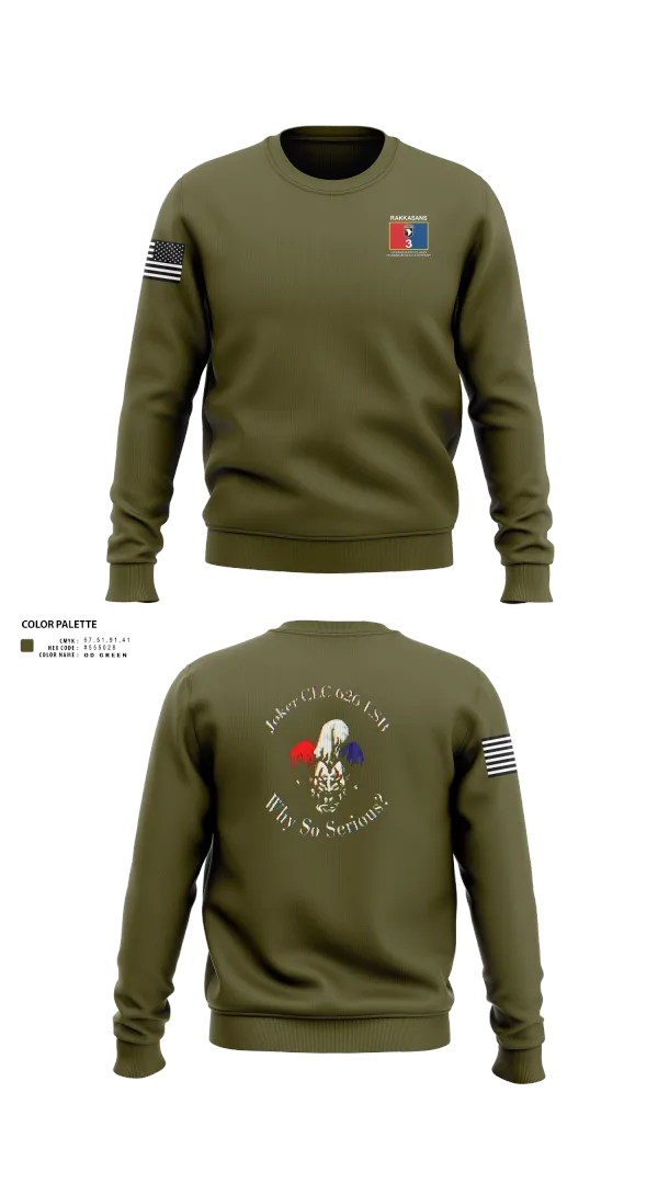 Crew Neck Sweatshirt, Joker CLC, , Teamtime, Team time, sublimation, custom sports apparel, team uniforms, spirit wear, spiritwear, sports uniforms, custom shirts, team store, custom team store, fundraiser sports, apparel fundraiser