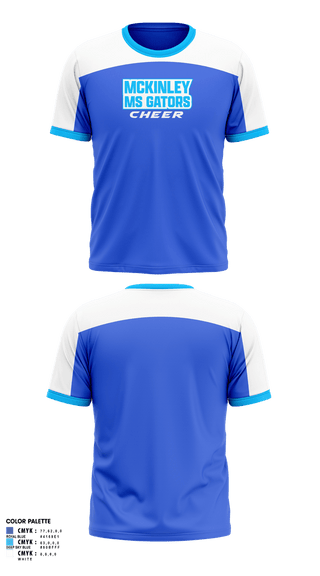 Short Sleeve Performance Shirt, McKinley MS Gators, Cheer, Teamtime, Team time, sublimation, custom sports apparel, team uniforms, spirit wear, spiritwear, sports uniforms, custom shirts, team store, custom team store, fundraiser sports, apparel fundraiser