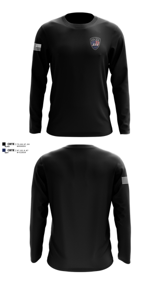 Long Sleeve Performance Shirt, Ocean Township Police, Police, Teamtime, Team time, sublimation, custom sports apparel, team uniforms, spirit wear, spiritwear, sports uniforms, custom shirts, team store, custom team store, fundraiser sports, apparel fundraiser