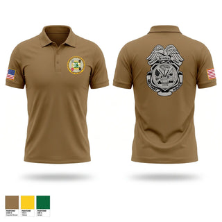 Short Sleeve Performance Polo, DES, Army, Teamtime, Team time, sublimation, custom sports apparel, team uniforms, spirit wear, spiritwear, sports uniforms, custom shirts, team store, custom team store, fundraiser sports, apparel fundraiser