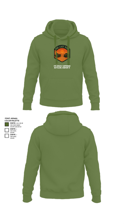 4th Assault Amphibian Battalion, Company B 82284637 Hoodie - 51