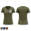Norristown Eagle Battalion 73080434 Women's Short Sleeve V-neck Shirt - 1