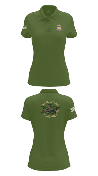 Womens Short Sleeve Performance Polo, Newark FAMS, , Teamtime, Team time, sublimation, custom sports apparel, team uniforms, spirit wear, spiritwear, sports uniforms, custom shirts, team store, custom team store, fundraiser sports, apparel fundraiser