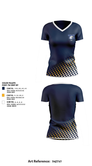 Womens Short Sleeve Vneck Shirt, Totino-Grace Golf, Golf, Teamtime, Team time, sublimation, custom sports apparel, team uniforms, spirit wear, spiritwear, sports uniforms, custom shirts, team store, custom team store, fundraiser sports, apparel fundraiser