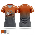 The Shiners 19373087 Women's Short Sleeve V-neck Shirt - 1