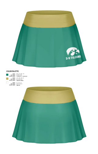 Skort, D-R Falcons, , Teamtime, Team time, sublimation, custom sports apparel, team uniforms, spirit wear, spiritwear, sports uniforms, custom shirts, team store, custom team store, fundraiser sports, apparel fundraiser