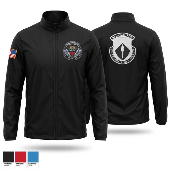 Windbreaker, 277th ASB Frostbite Medics, Army, Teamtime, Team time, sublimation, custom sports apparel, team uniforms, spirit wear, spiritwear, sports uniforms, custom shirts, team store, custom team store, fundraiser sports, apparel fundraiser